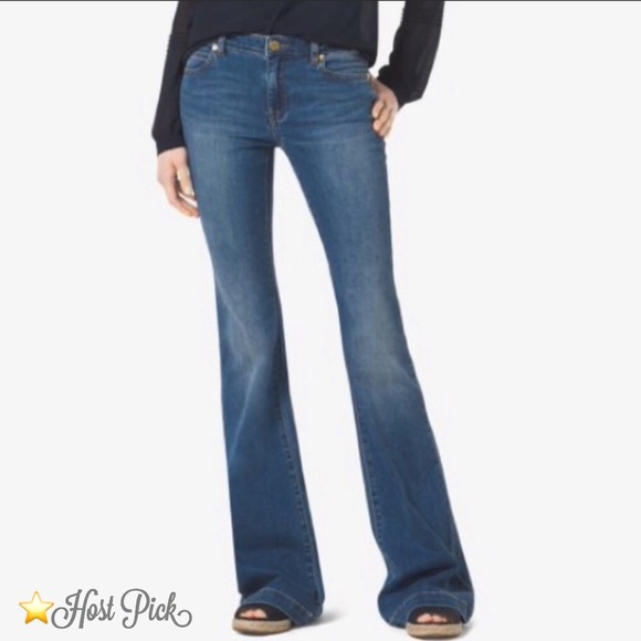 michael kors selma flare jeans